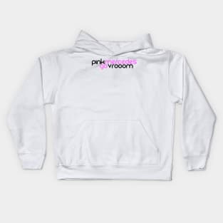 Pink Mercedes go vrooom Kids Hoodie